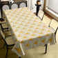 Gold Bows on Cream Rectangle Tablecloth