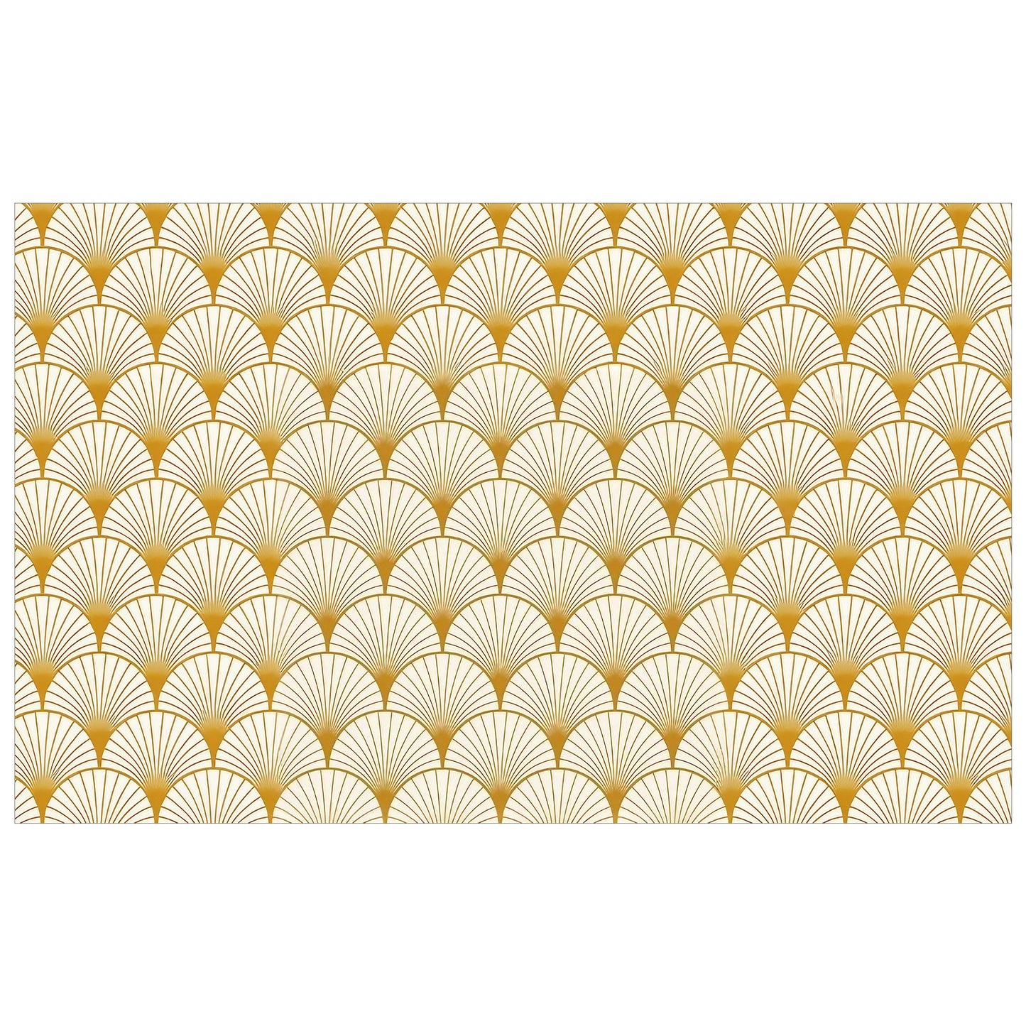 Gold Bows on Cream Rectangle Tablecloth