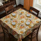 Gold Embroidery Square Tablecloth