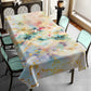 Gold Leaves Rectangle Tablecloth