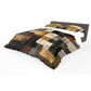 Gold Rust Charcoal Duvet Cover Set by Wikus Schalkwyk