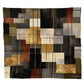 Gold Rust Charcoal Light Weight Fleece Blanket by Wikus Schalkwyk