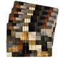 Gold Rust Charcoal Placemats by Wikus Schalkwyk