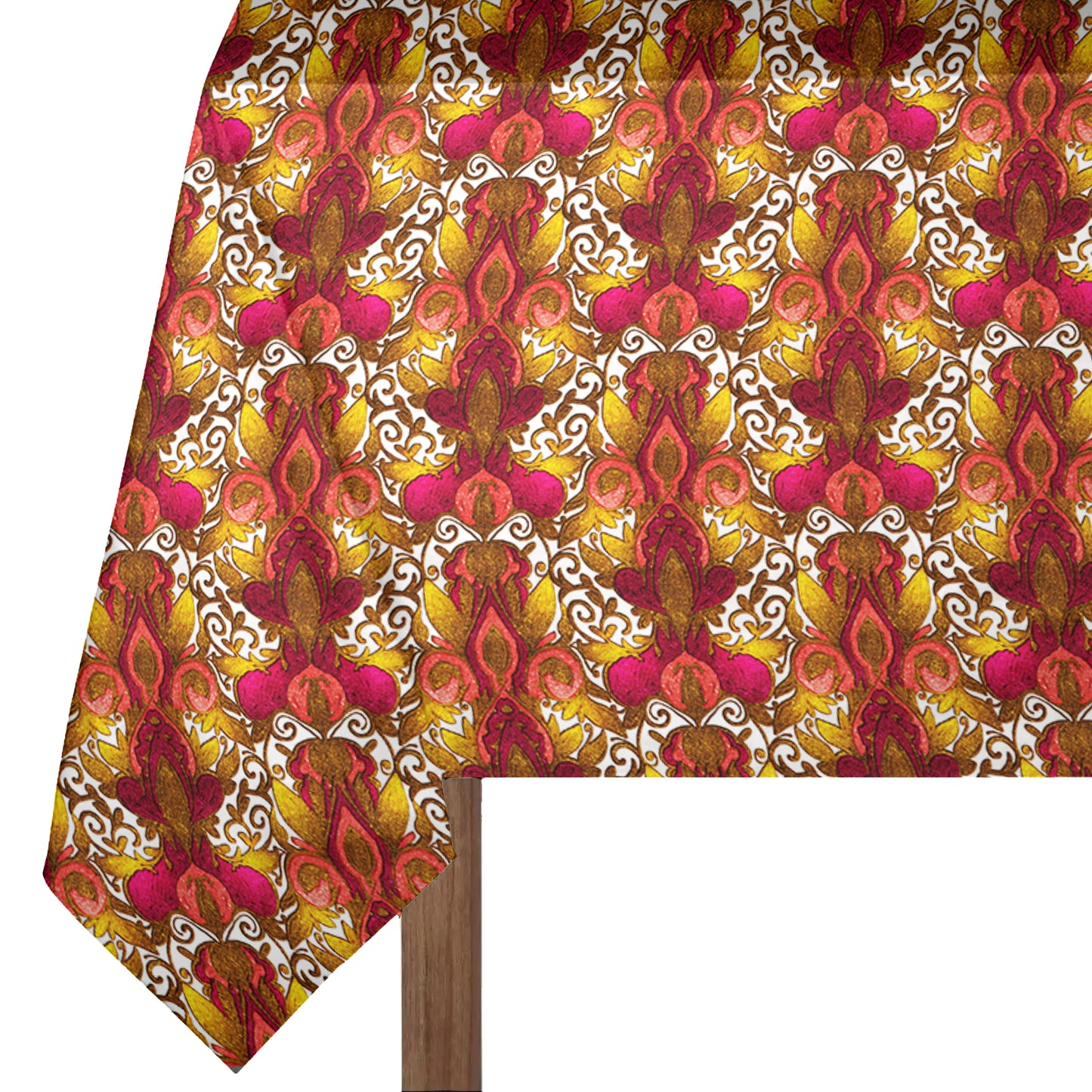 Gold Touch Arabesque Pattern 3m Rectangle Tablecloth