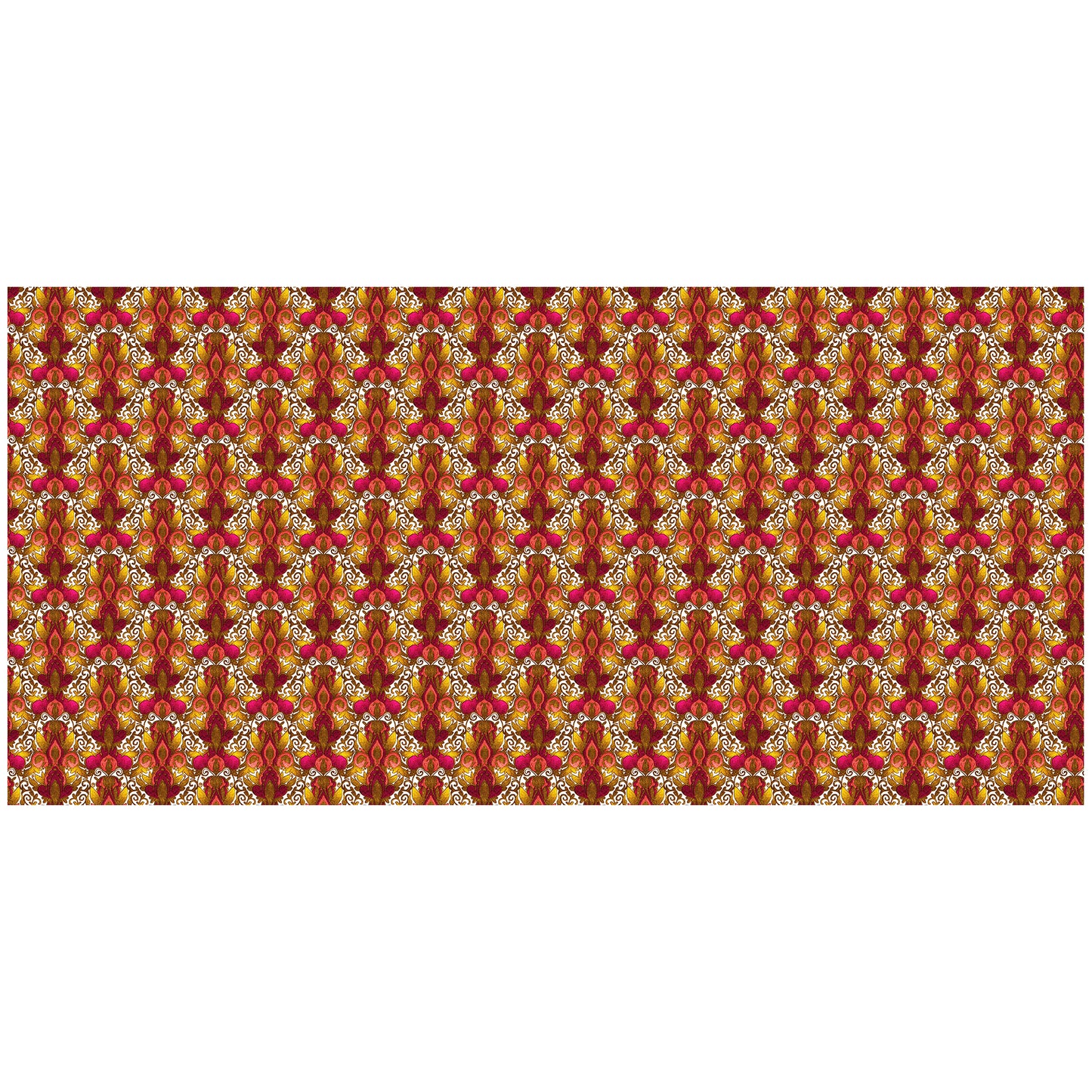 Gold Touch Arabesque Pattern 3m Rectangle Tablecloth