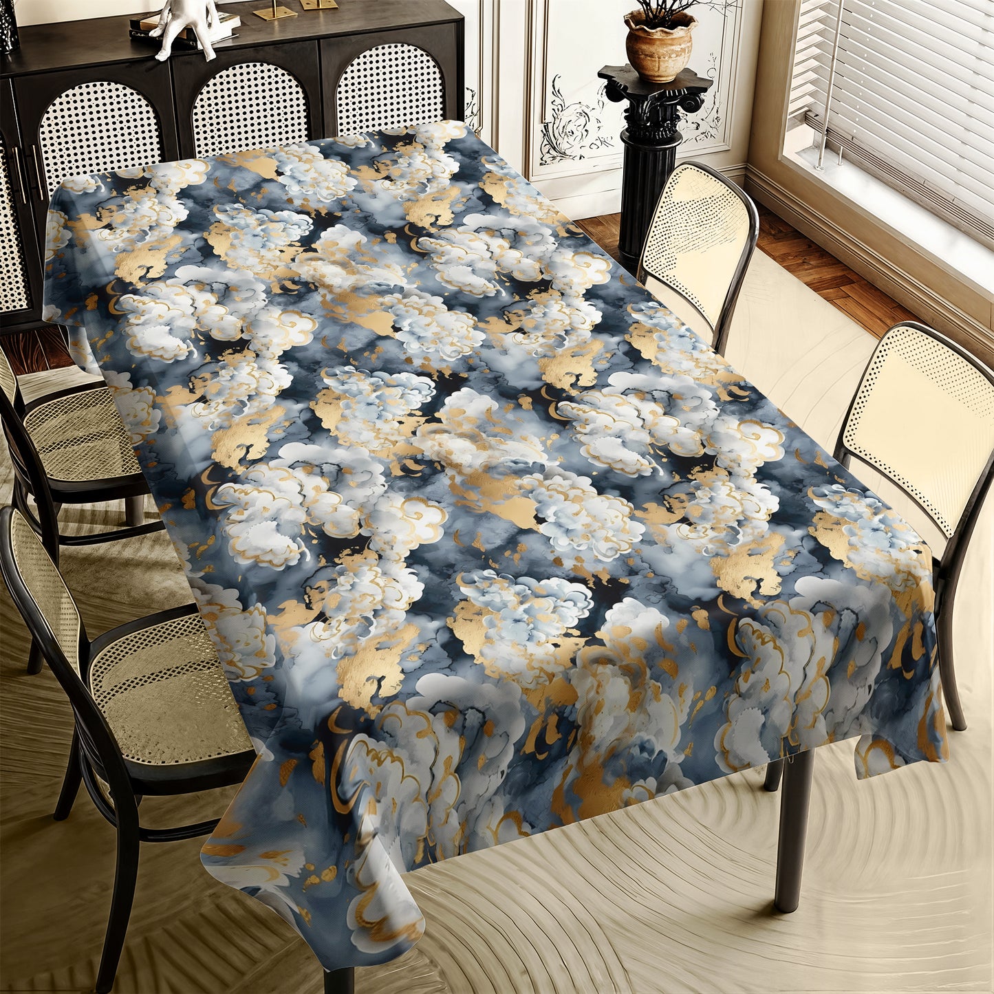 Gold Touch Rectangle Tablecloth