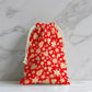 Gold and Red Christmas Gift Sack
