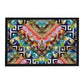 Golden Greek Leave Pattern Door Mat