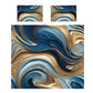 Golden Tides Duvet Cover Set by Nathan Pieterse