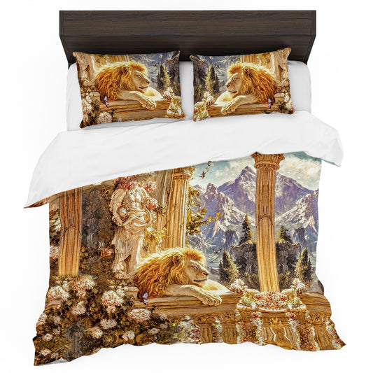 Golden Age Lion Duvet Cover Set
