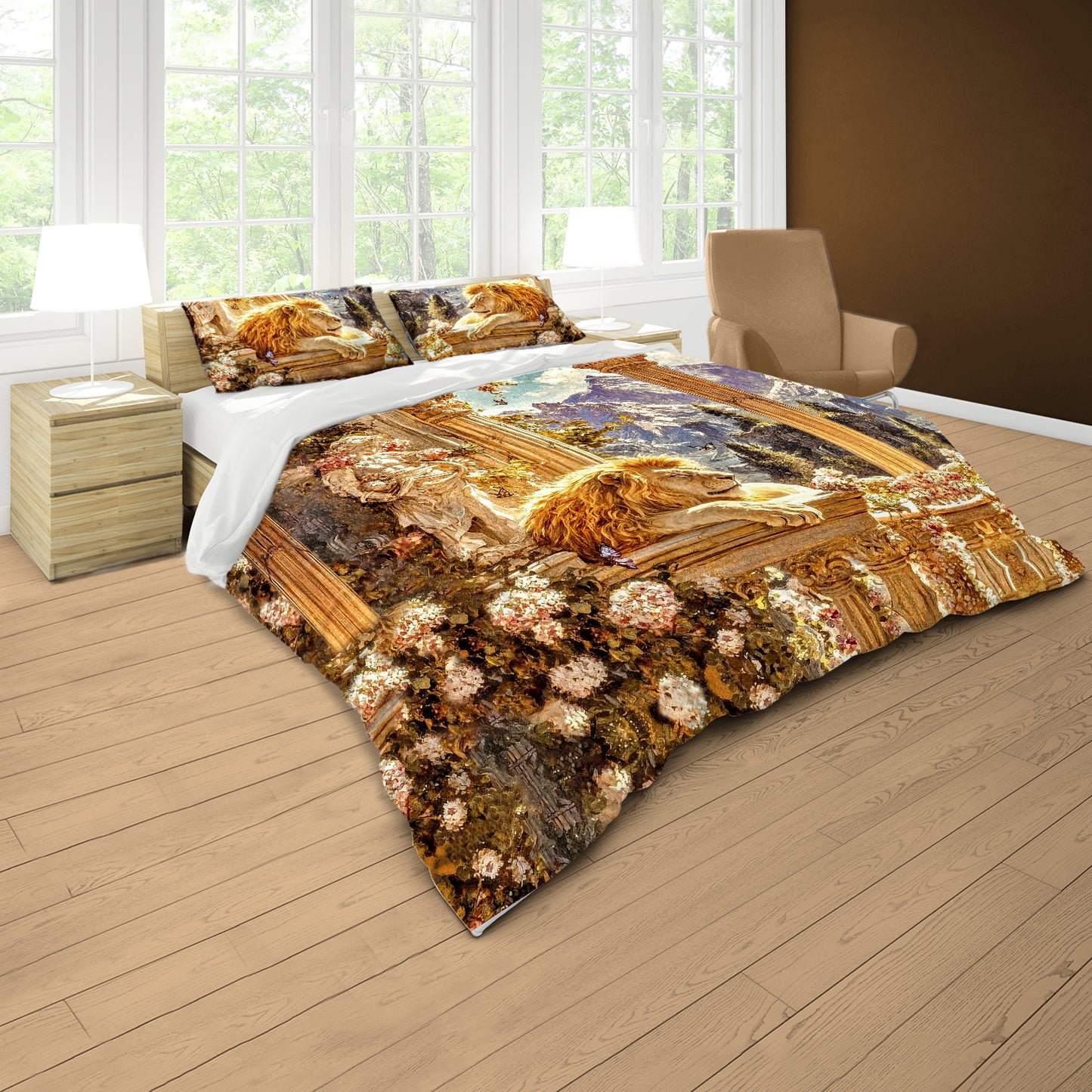 Golden Age Lion Duvet Cover Set