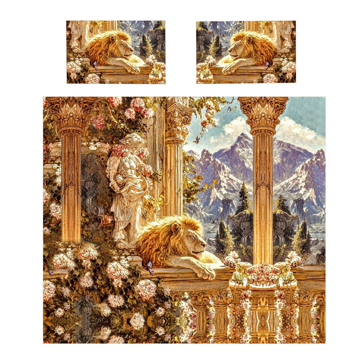 Golden Age Lion Duvet Cover Set