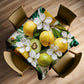 Golden Bloom Harvest Square Tablecloth by Wikus Schalkwyk