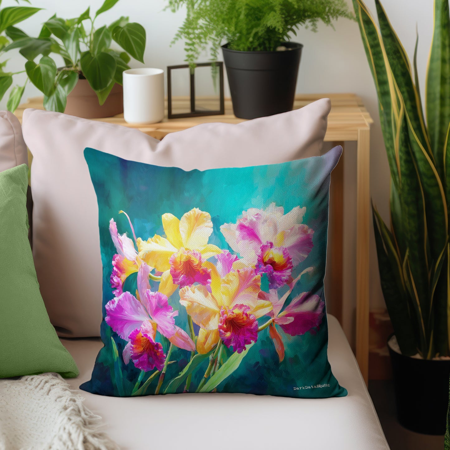 Golden Bloom Riot Luxury Scatter by Wikus Schalkwyk