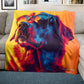 Golden Chill Light Weight Fleece Blanket by Wikus Schalkwyk