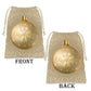 Golden Christmas Gift Bag (Set of 3)