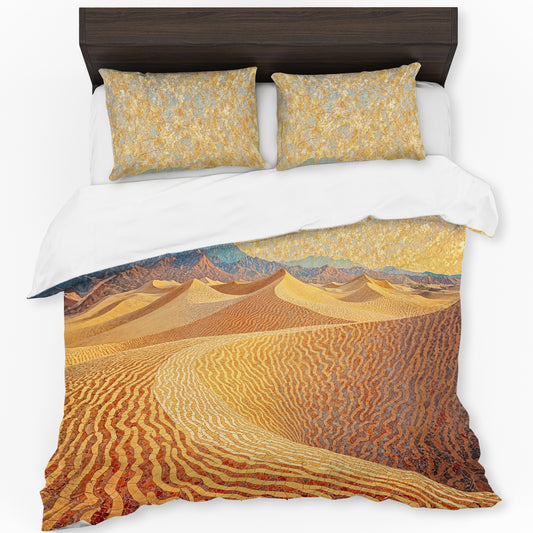 Golden Desert Sand Duvet Cover Set