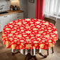 Golden Doodle Christmas Round Tablecloth