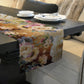 Golden Floral Pattern Table Runner By Mark van Vuuren