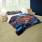 Golden Game Controller Duvet Cover Set