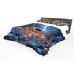 Golden Game Controller Duvet Cover Set
