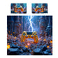 Golden Game Controller Duvet Cover Set