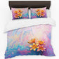 Golden Lily Whispers Duvet Cover Set