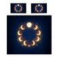 Golden Moon Phases Duvet Cover Set by Nathan Pieterse