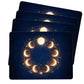 Golden Moon Phases Placemats by Nathan Pieterse