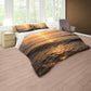 Golden Ocean Sunset Duvet Cover Set by Nathan Pieterse