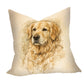 Golden Retriever Watercolor Portrait Luxury Scatter by Nathan Pieterse