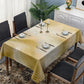 Golden Silk Rectangle Tablecloth