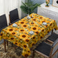 Golden Sunflowers Rectangle Tablecloth