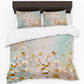 Gold Leaves Duvet Cover Set