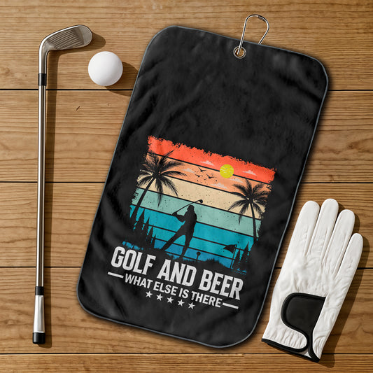 Golf and Beer Golf Towel Set of 2