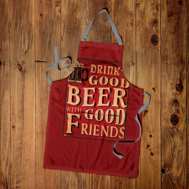 Good Beer Medium Length Apron