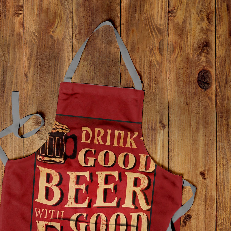Good Beer Medium Length Apron