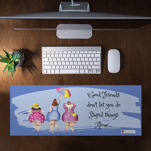 Good Friends Desk Pad by Stella Bruwer