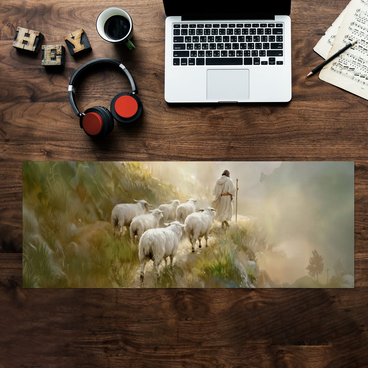 Good Shepherd Desk Pad