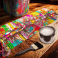 Graffiti Colours Decoupage Drum Cover