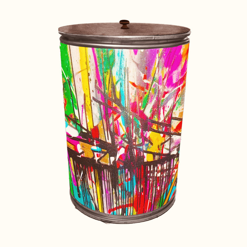 Graffiti Colours Decoupage Drum Cover