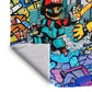 Graffiti Mario Light Weight Fleece Blanket