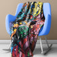 Graffiti Mario Light Weight Fleece Blanket