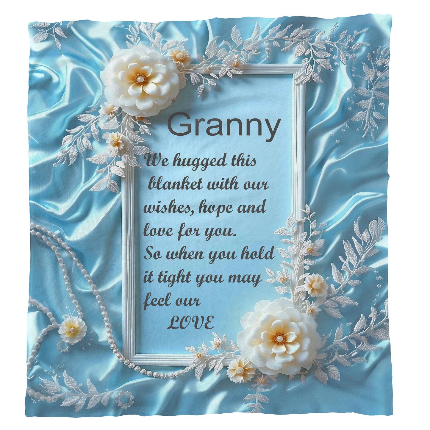 Granny Light Weight Fleece Blanket