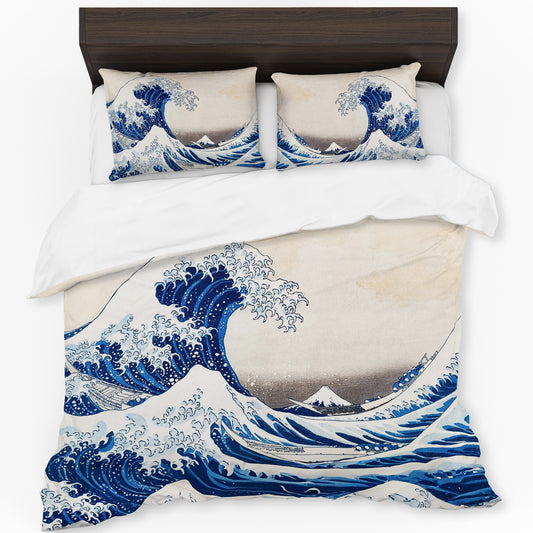 Great Wave Of Kanagawa Duvet Cover Set