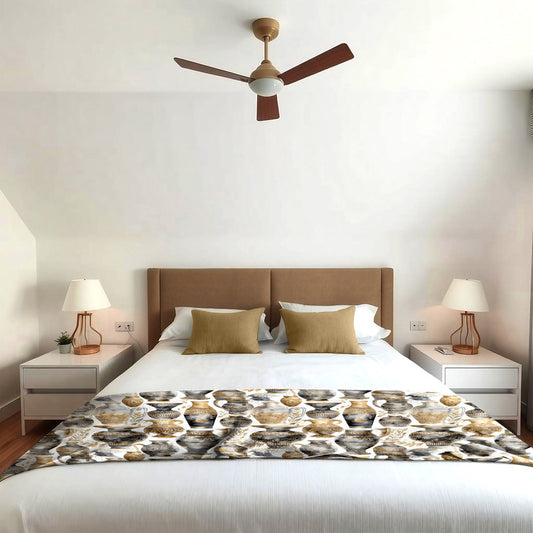 Grecian Heirlooms Light Bed Throw