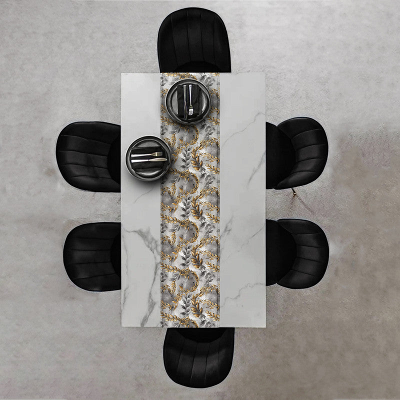 Grecian Leaves Table Runner