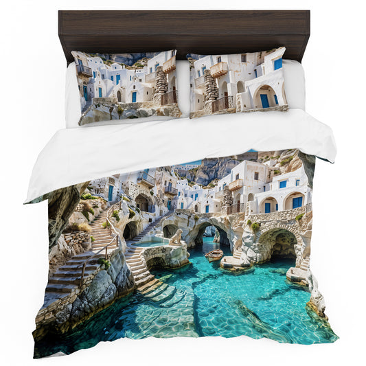 Greek Grotto Duvet Cover Set