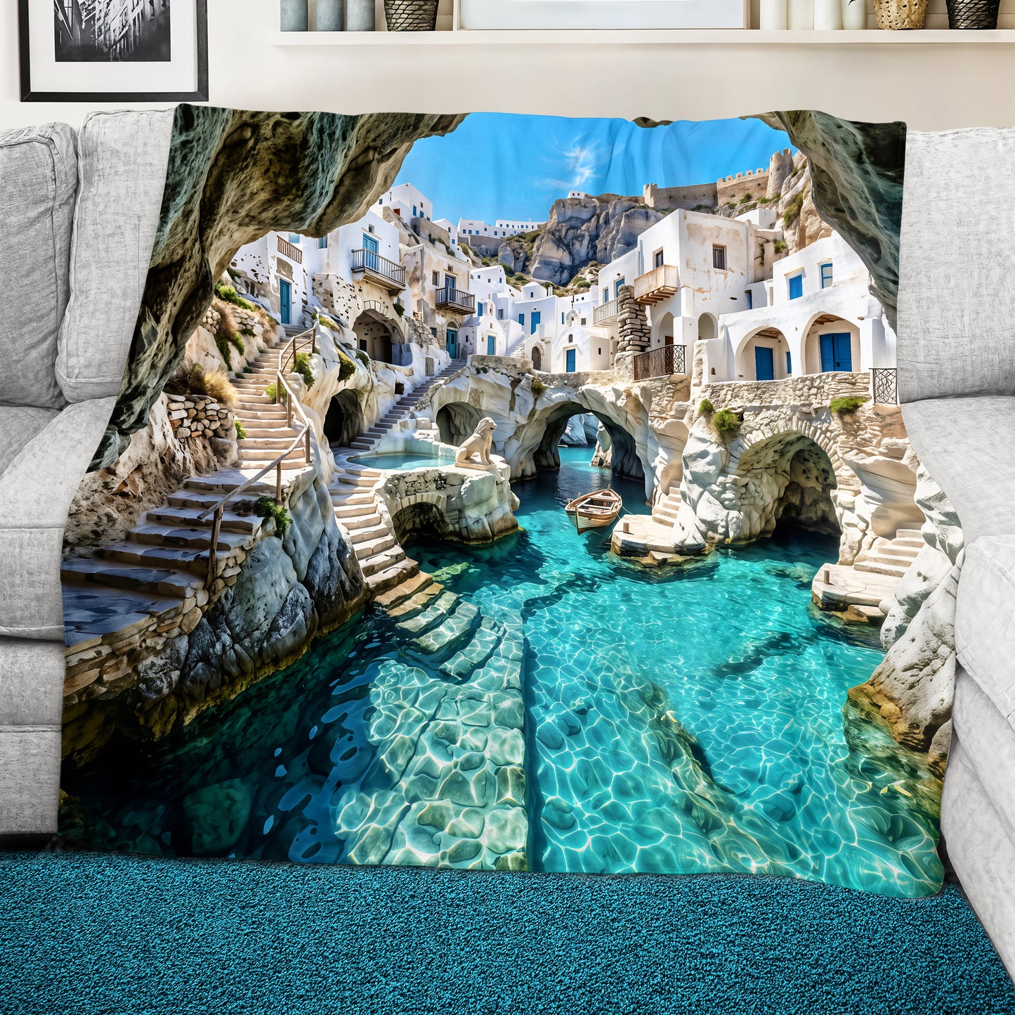 Greek Grotto Light Weight Fleece