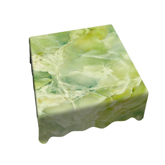 Pure Green Square Tablecloth